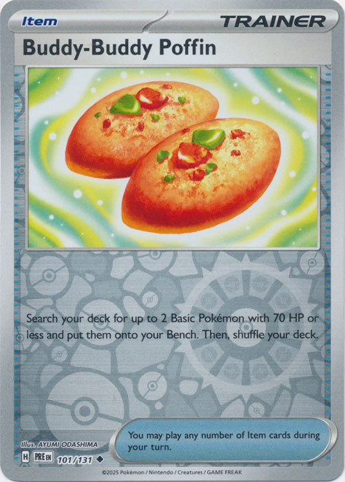 Buddy-Buddy Poffin - 101/131 - Uncommon - Reverse Holo
