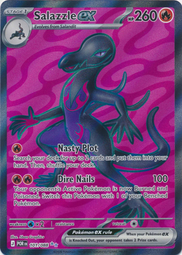 Salazzle ex - 101/088 - Ultra Rare
