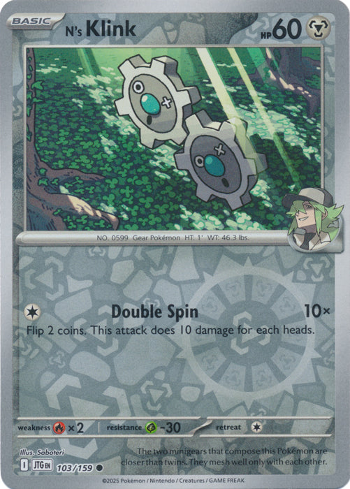 N's Klink - 103/159 - Common - Reverse Holo