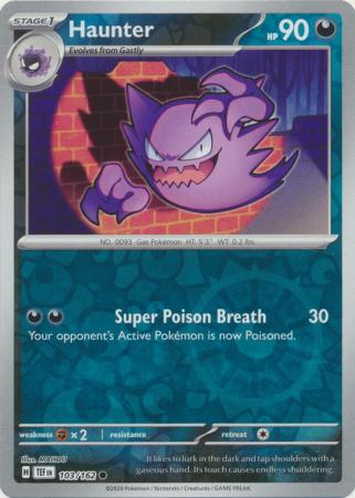 Haunter - 103/162 - Common - Reverse Holo