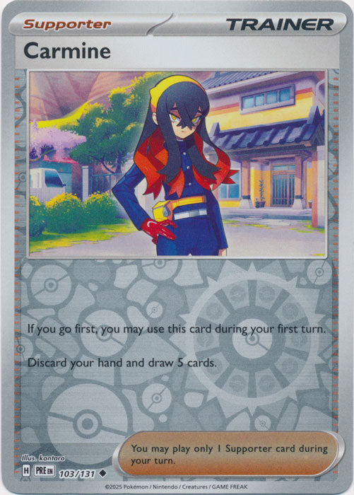 Carmine - 103/131 - Uncommon - Reverse Holo