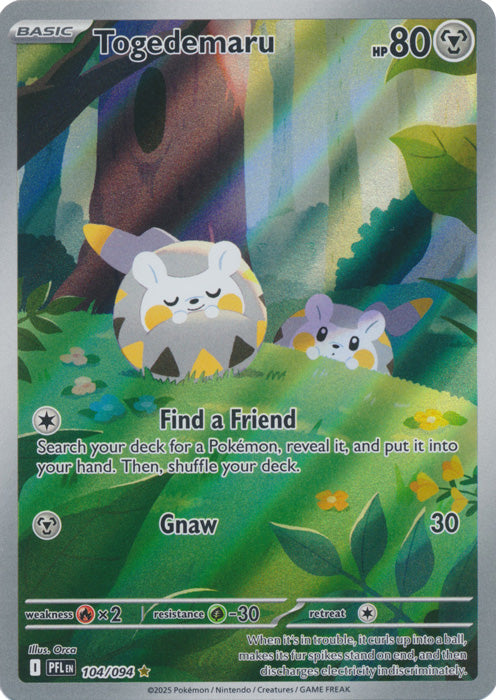 Togedemaru - 104/094 - Illustration Rare