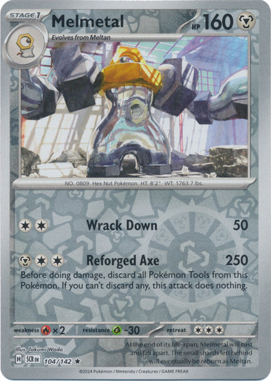 Melmetal - 104/142 - Rare - Reverse Holo