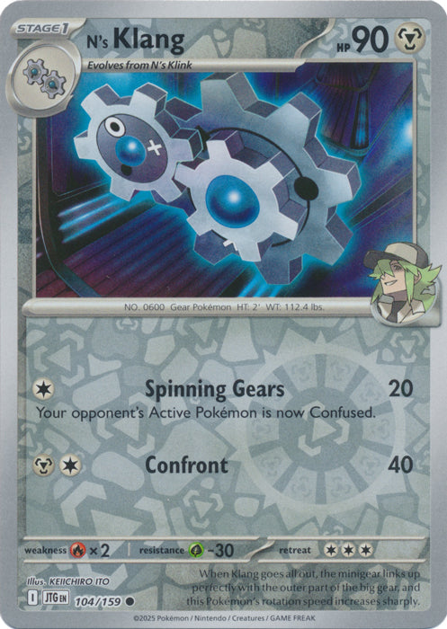N's Klang - 104/159 - Common - Reverse Holo