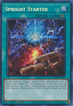 Spright Starter - BLTR-EN104 - Secret Rare - 1st Edition