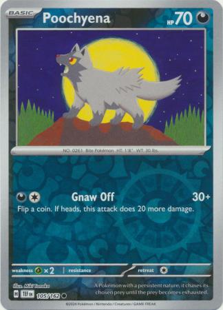 Poochyena - 105/162 - Common - Reverse Holo