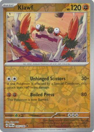 Klawf - 105/182 - Uncommon - Reverse Holo available at 401 Games Canada