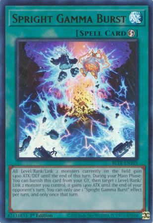 Spright Gamma Burst - BLTR-EN105 - Ultra Rare - 1st Edition