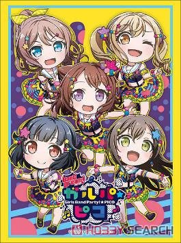 Character Sleeve - BanG Dream! Girs Band Party Pico Poppin`Party Colorful Poppin! - 67mm x 92mm - 60ct