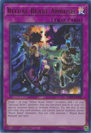 Ritual Beast Ambush - BLTR-EN106 - Ultra Rare - 1st Edition