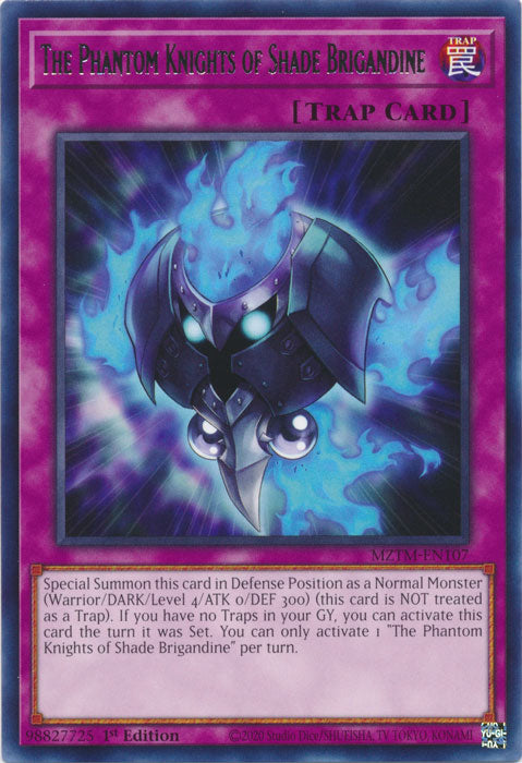 The Phantom Knights of Shade Brigandine - MZTM-EN107 - Rare - 1st Edition