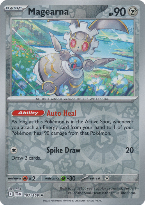 Magearna - 107/159 - Holo Rare - Reverse Holo