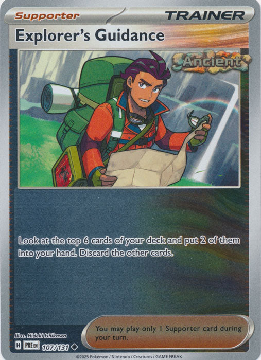 Explorer's Guidance - 107/131 - Uncommon - Reverse Holo