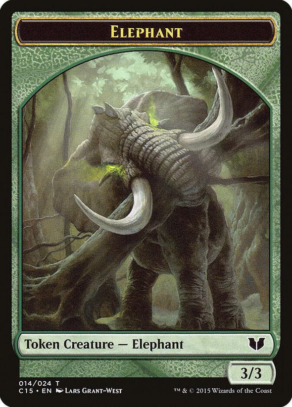 Zombie Token // Elephant Token (TC15)