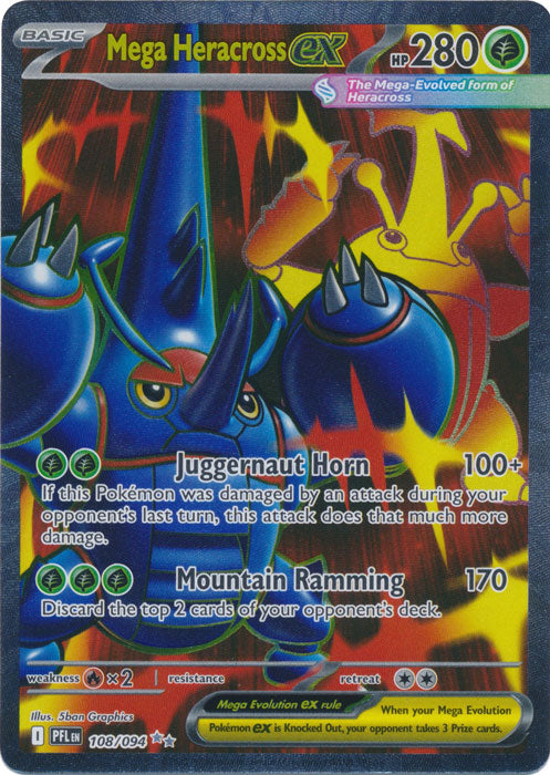 Mega Heracross ex - 108/094 - Ultra Rare