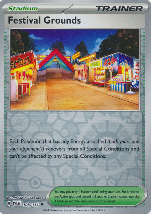 Festival Grounds - 108/131 - Uncommon - Reverse Holo