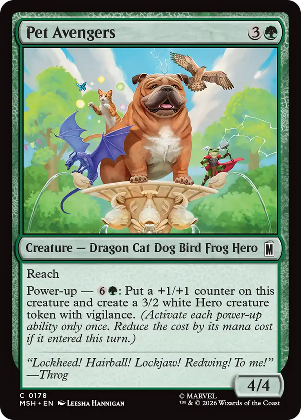 Pet Avengers (MSH) (Pre-Order)