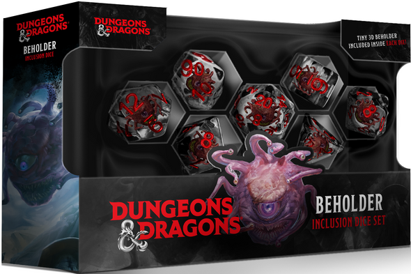 FanRoll - D&D Beholder Resin Dice (Pre-Order)