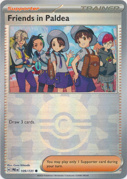 Friends in Paldea (Poke Ball Pattern) - 109/131 - Common