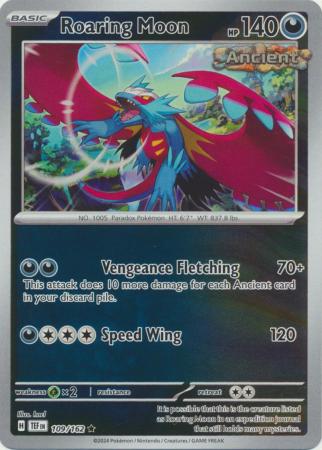 Roaring Moon - 109/162 - Rare - Reverse Holo