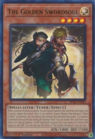 The Golden Swordsoul - BLTR-EN109 - Ultra Rare - 1st Edition