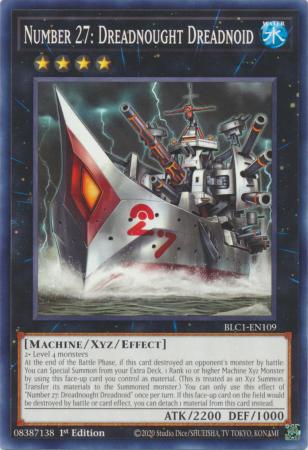 Number 27: Dreadnought Dreadnoid - BLC1-EN109 - Common - 1st Edition