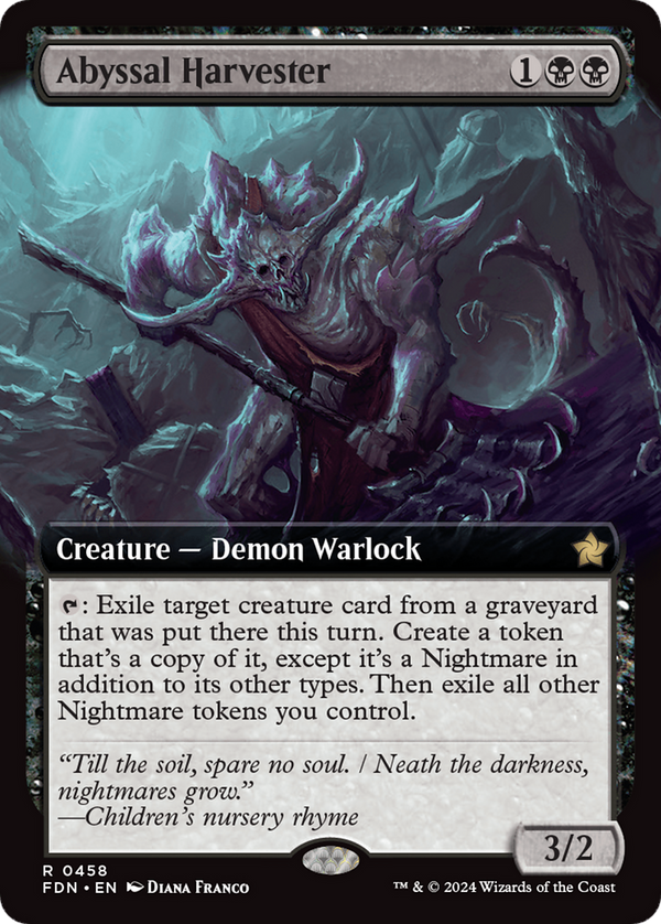 Abyssal Harvester - Extended Art (FDN)