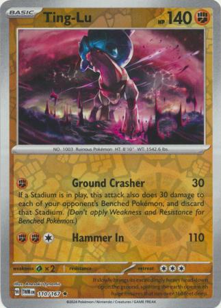 Ting-Lu - 110/167 - Rare - Reverse Holo