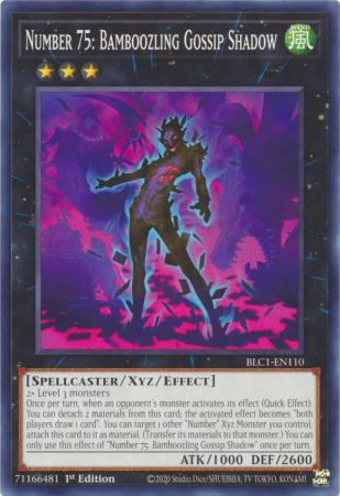 Number 75: Bamboozling Gossip Shadow - BLC1-EN110 - Common - 1st Edition