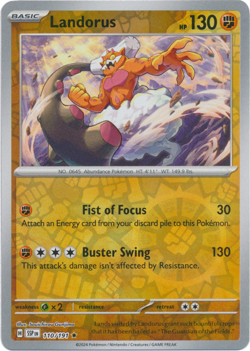 Landorus - 110/191 - Rare - Reverse Holo