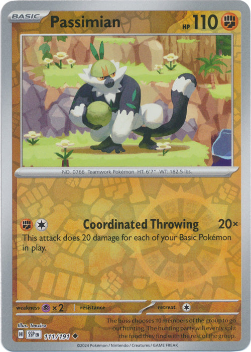 Passimian - 111/191 - Uncommon - Reverse Holo