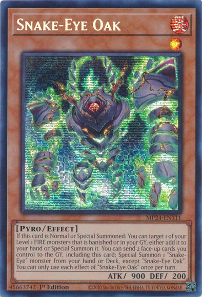 Snake-Eye Oak - MP24-EN111 - Prismatic Secret Rare - 1st Edition