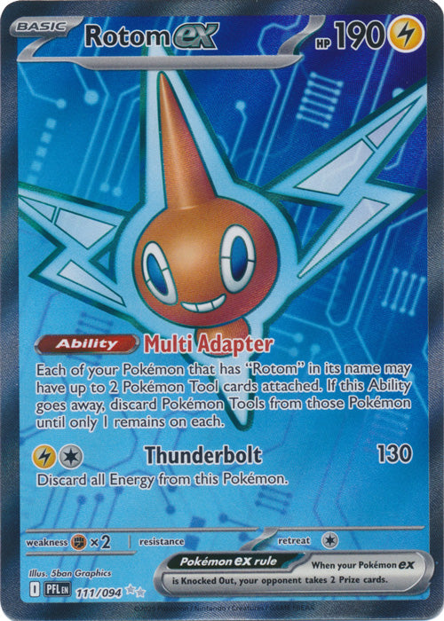 Rotom ex - 111/094 - Ultra Rare