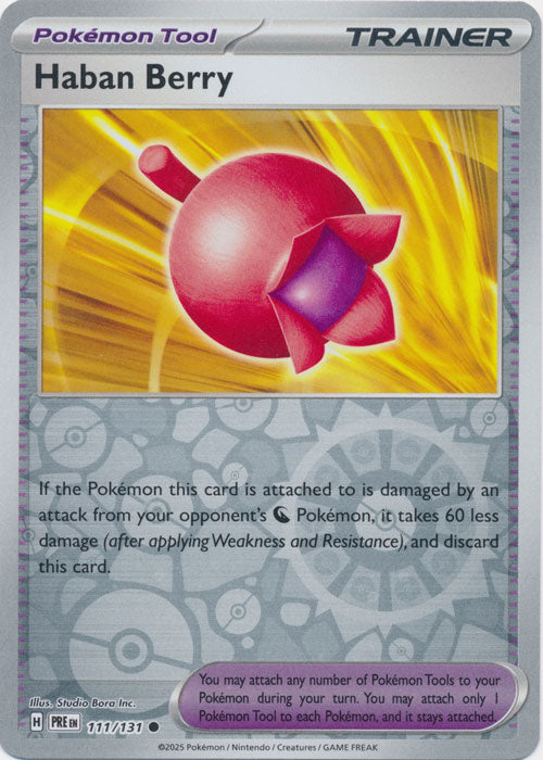 Haban Berry - 111/131 - Common - Reverse Holo