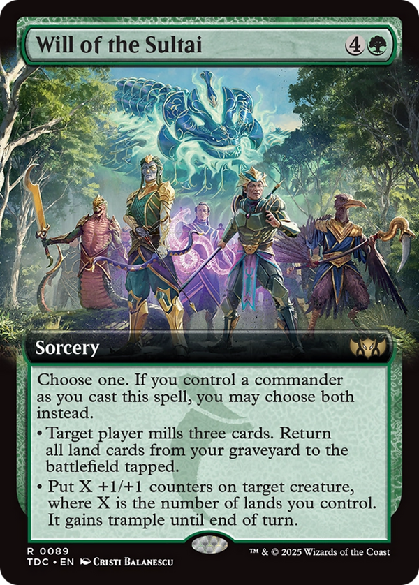 Will of the Sultai - Extended Art (TDC)