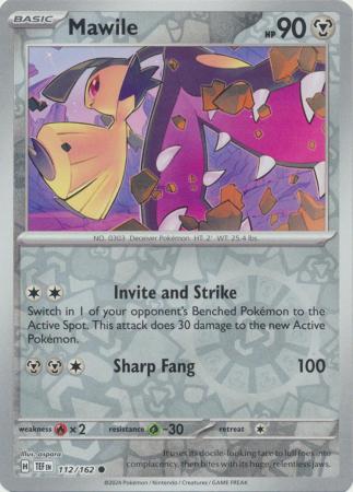 Mawile - 112/162 - Common - Reverse Holo