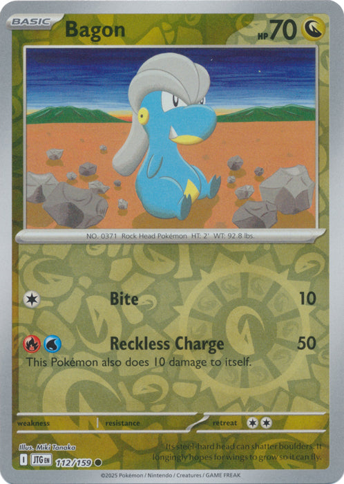 Bagon - 112/159 - Common - Reverse Holo