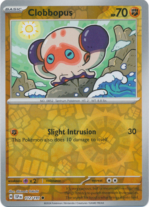 Clobbopus - 112/191 - Common - Reverse Holo
