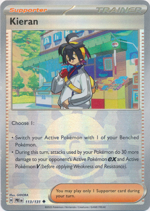 Kieran (Poke Ball Pattern) - 113/131 - Uncommon