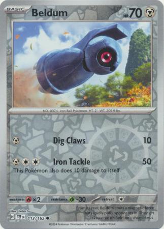 Beldum - 113/162 - Common - Reverse Holo