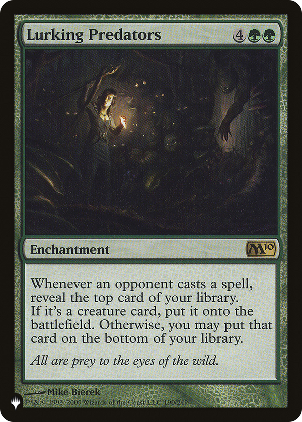 Lurking Predators - M10 Reprint (PLST)