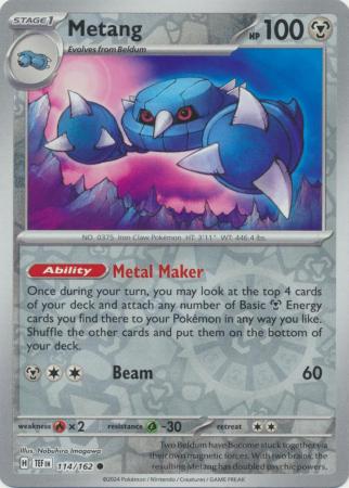 Metang - 114/162 - Common - Reverse Holo