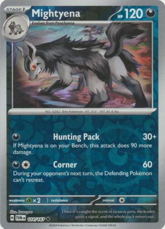 Mightyena - 114/167 - Uncommon - Reverse Holo