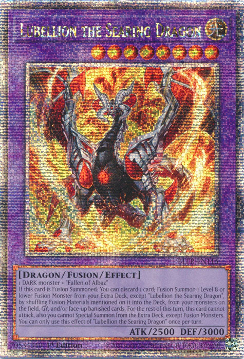 Lubellion the Searing Dragon - BLTR-EN115 - Quarter Century Secret Rare - 1st Edition