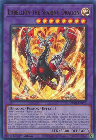 Lubellion the Searing Dragon - BLTR-EN115 - Ultra Rare - 1st Edition