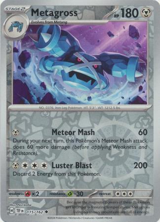Metagross - 115/162 - Uncommon - Reverse Holo