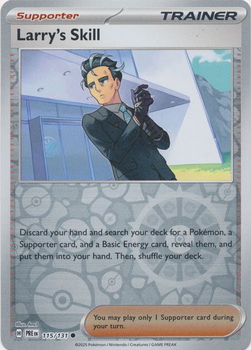 Larry's Skill - 115/131 - Common - Reverse Holo