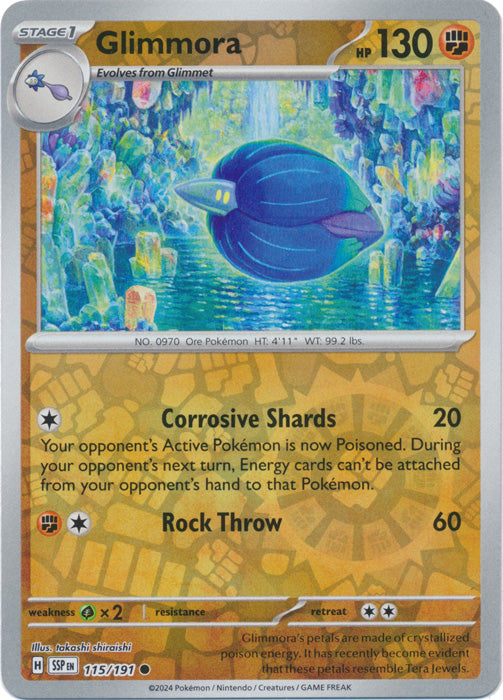 Glimmora - 115/191 - Common - Reverse Holo
