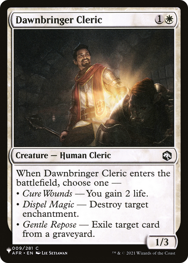 Dawnbringer Cleric - AFR Reprint (PLST)