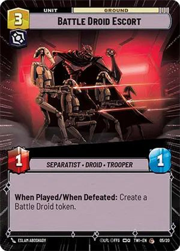 Battle Droid Escort (Hyperspace) - Weekly Play Promo - 05/20 - Special